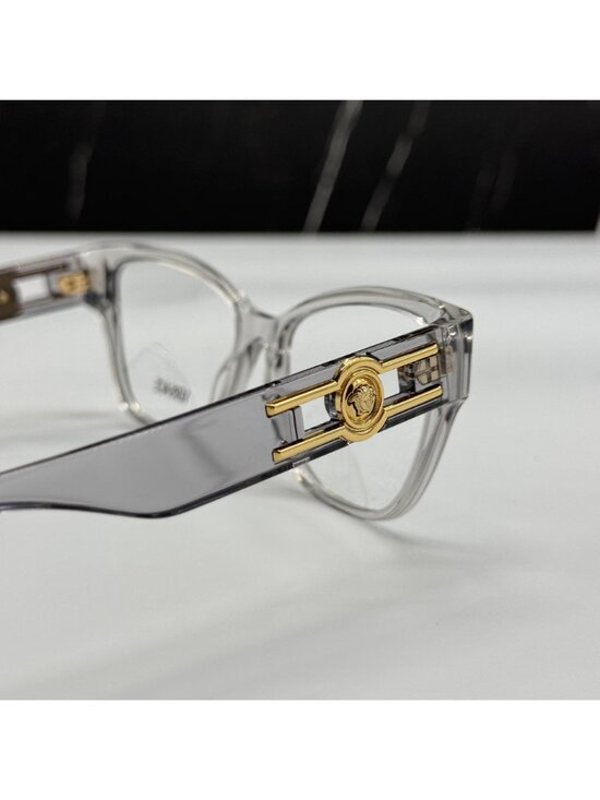 Versace VE3347 5305 Clear Cat Eye Women Eyeglasses Authentic NEW